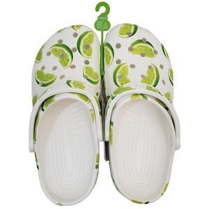 CROCS Women's Classic Fresh Fruits Clog Size 8 Lime NWT